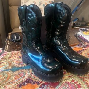 John Fluevog Size 10 Cowboy Hi